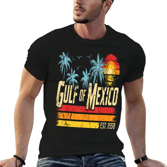 Gulf of Mexico Forever Retro Vintage Beach Mens Women T-Shirt