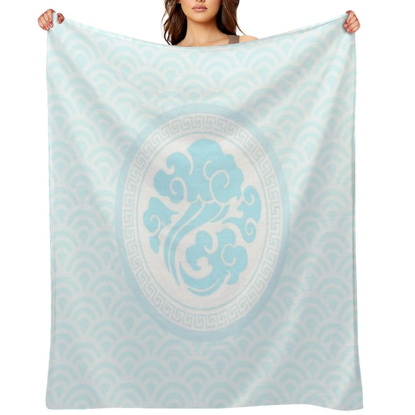 Gusu Lan Logo Throw Blanket
