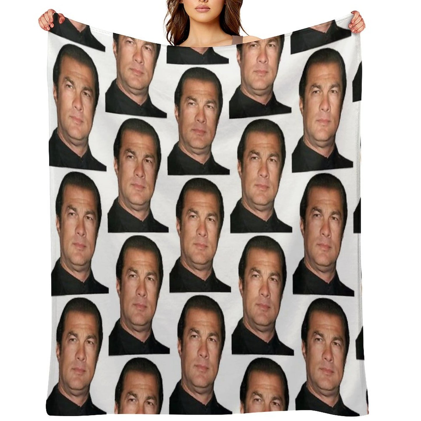 Steven Seagal Throw Blanket