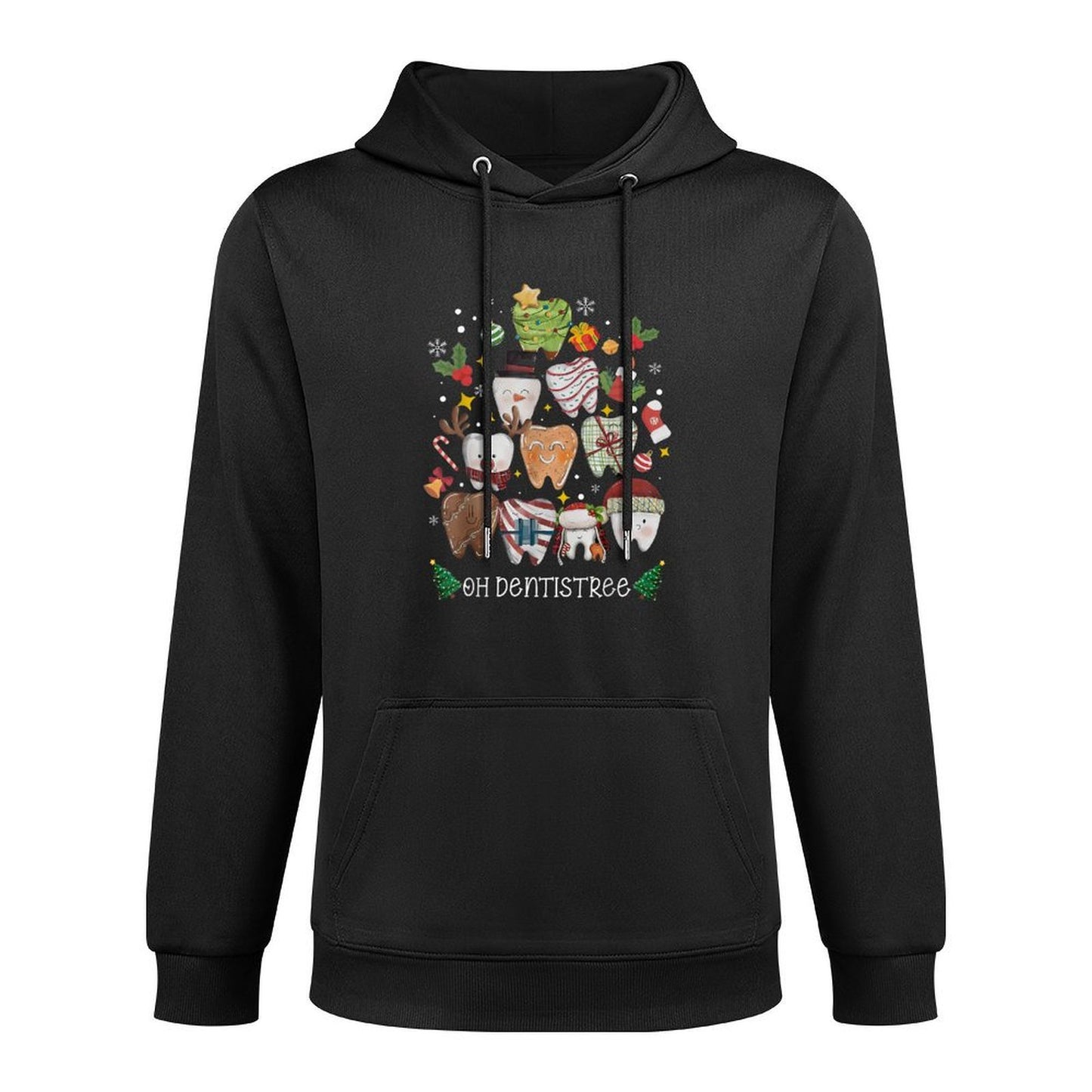 Oh Dentistree Merry Christmas Dental Funnyth Tree Xmas Shrink-Resistant Hoodie