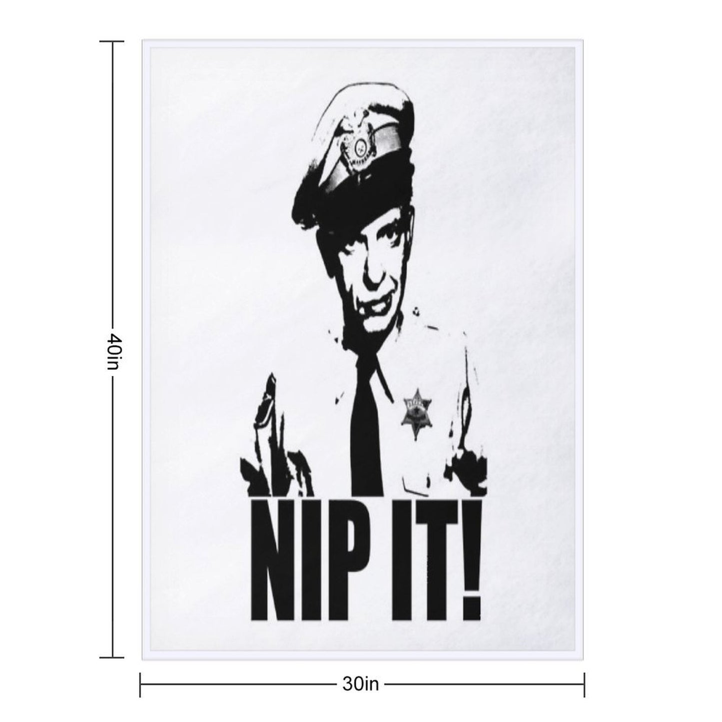 Andy Griffith Show T-ShirtBarney Fife - Nip It! Throw Blanket