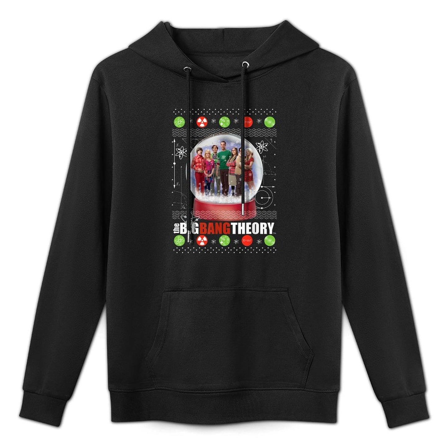 The Big Bang Theory Christmas Snow Globe Kangaroo Pocket Hoodie