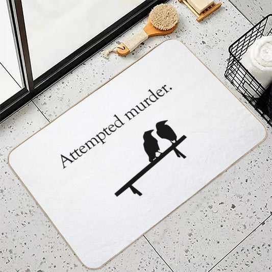 Attempted Murder Easy Maintenance Bath Mat