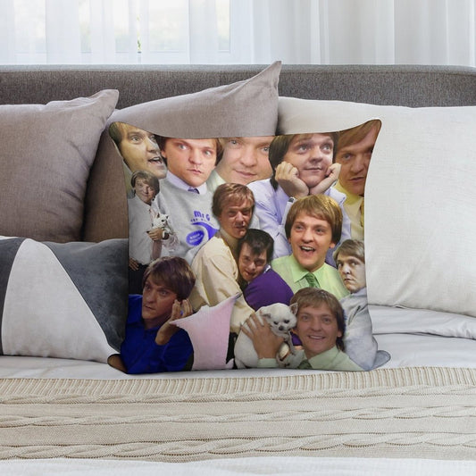 THE MANY MOODS OF MR G Soft Washable Throw Pillow