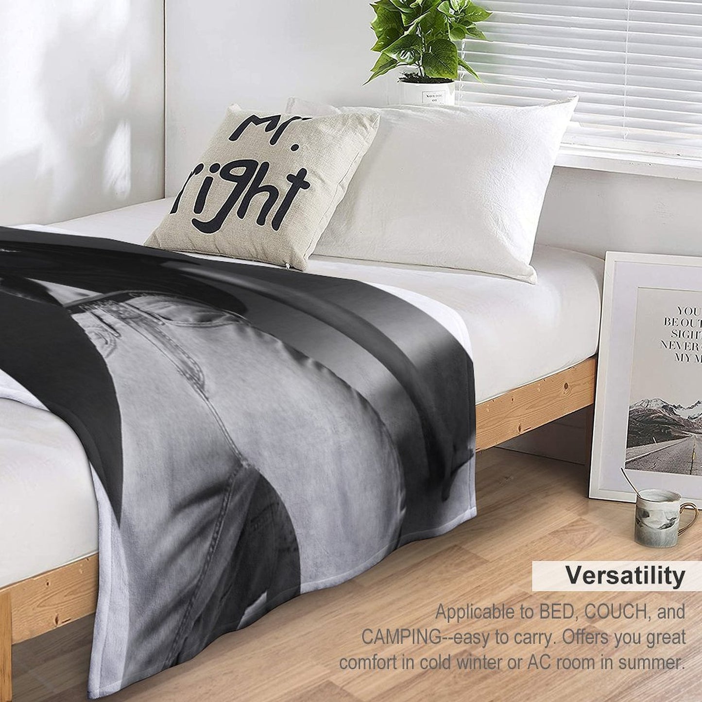 Jungkook Calvin Klien Photoshoot Throw Blanket