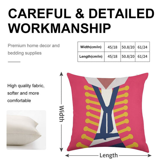 Broadway Enjolras Costume Linen Throw Pillow Cover