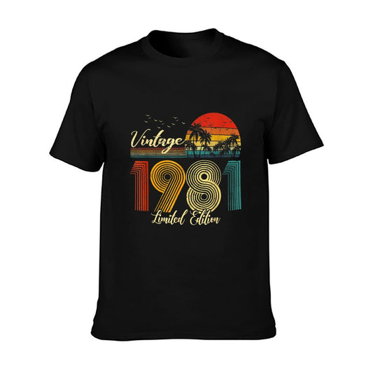 Vintage 1981 Limited Edition Men Women - 42 Birthday T-Shirt