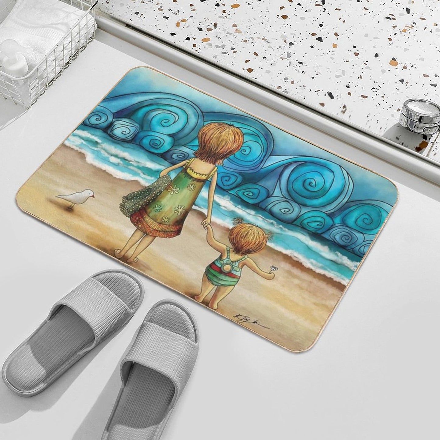 Beachcombers Bath Mat
