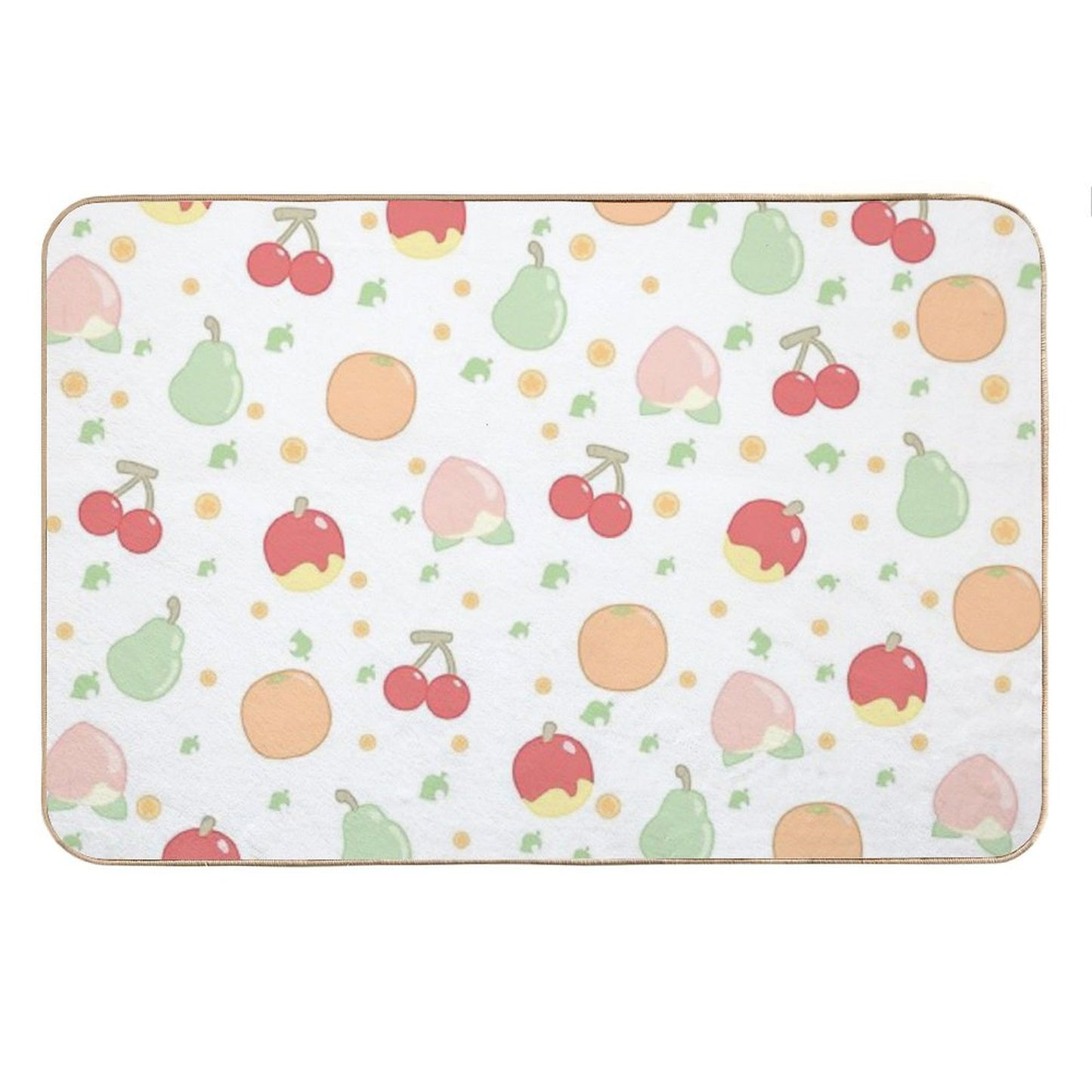 Fruit Pattern Bath Mat