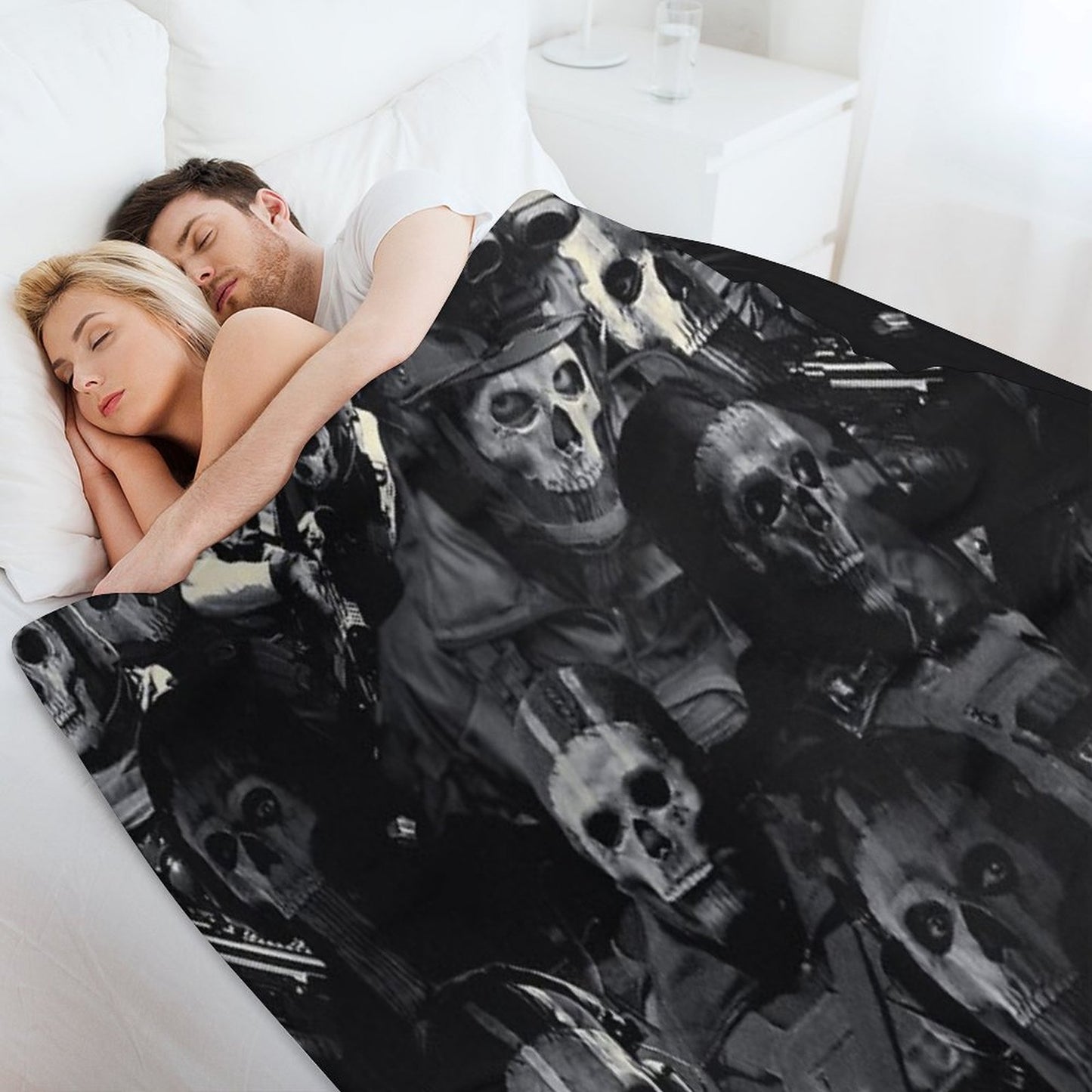 Simon Ghost Riley Throw Blanket