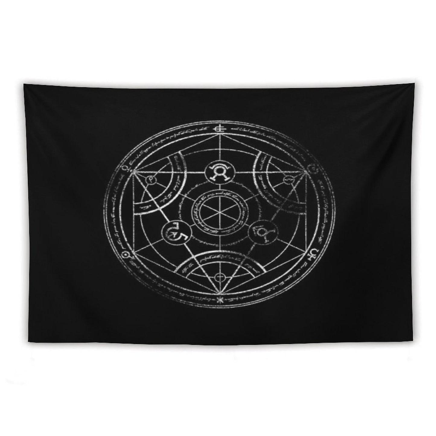 Human Transmutation Circle - Chalk Tapestry