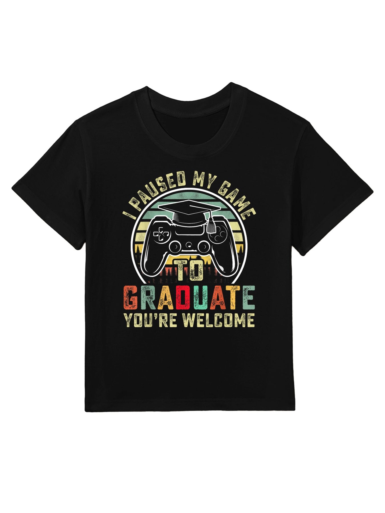 I Paused My Game To Graduate Graduation Kids T-Shirt
