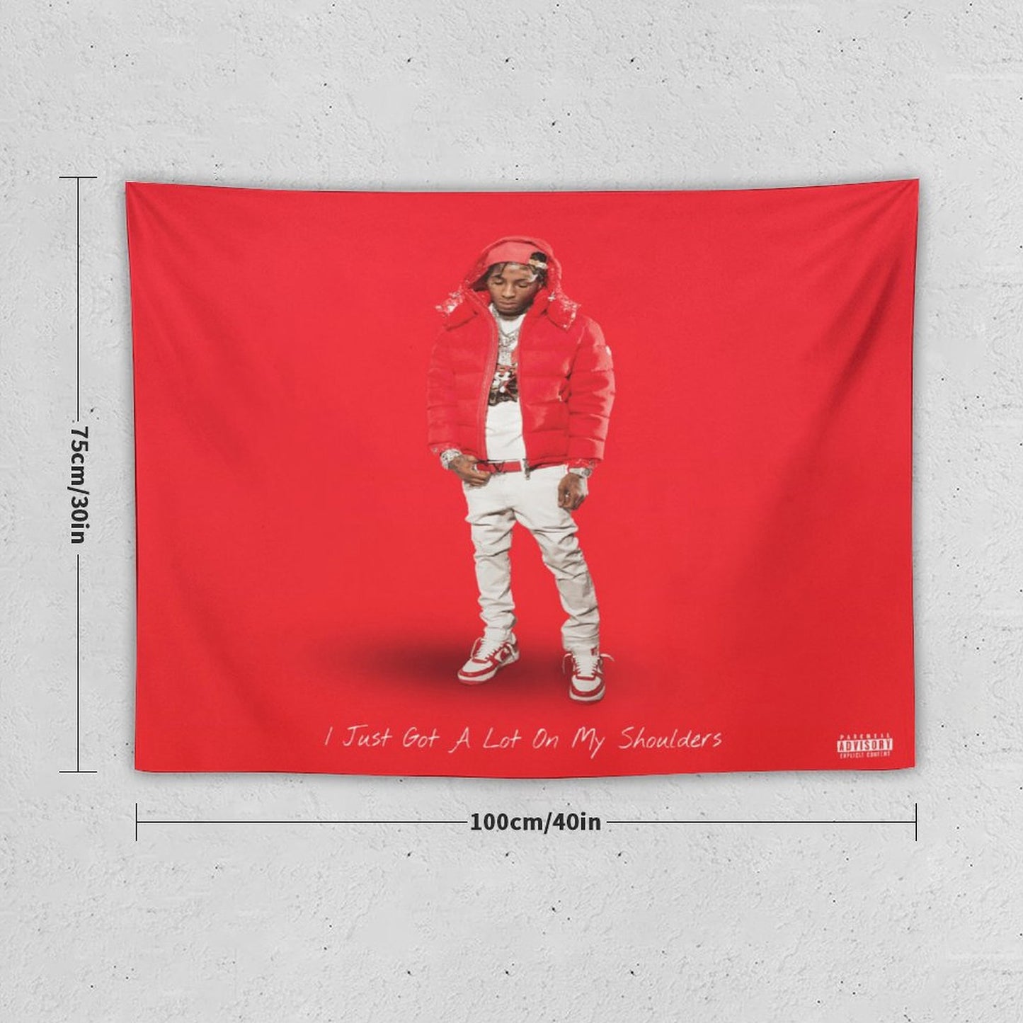 I Just Got A Lot On My Shoulders Tapestry
