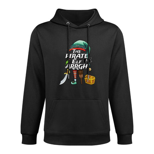 The Pirate Elf ARRGH Matching Family Christmas Pirate Versatile Streetwear Hoodie