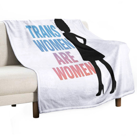 Trans Women Are Women Throw Blanket