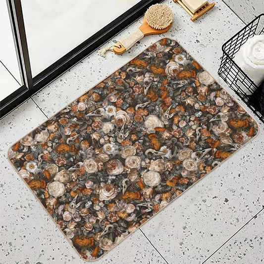 Baroque Macabre Easy Maintenance Bath Mat