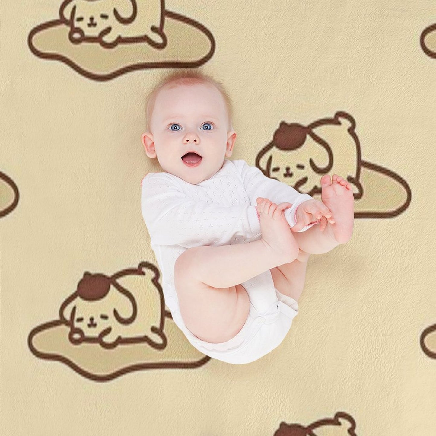 Pompompurin’s Lazy Day Throw Blanket