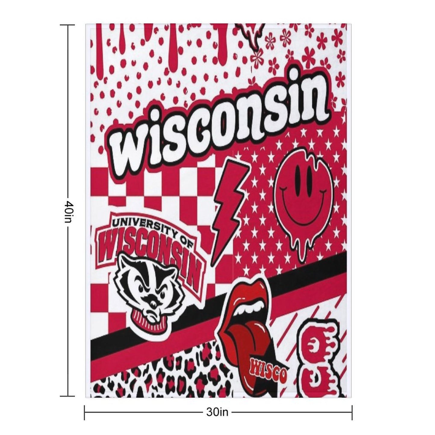 Wisconsin Throw Blanket