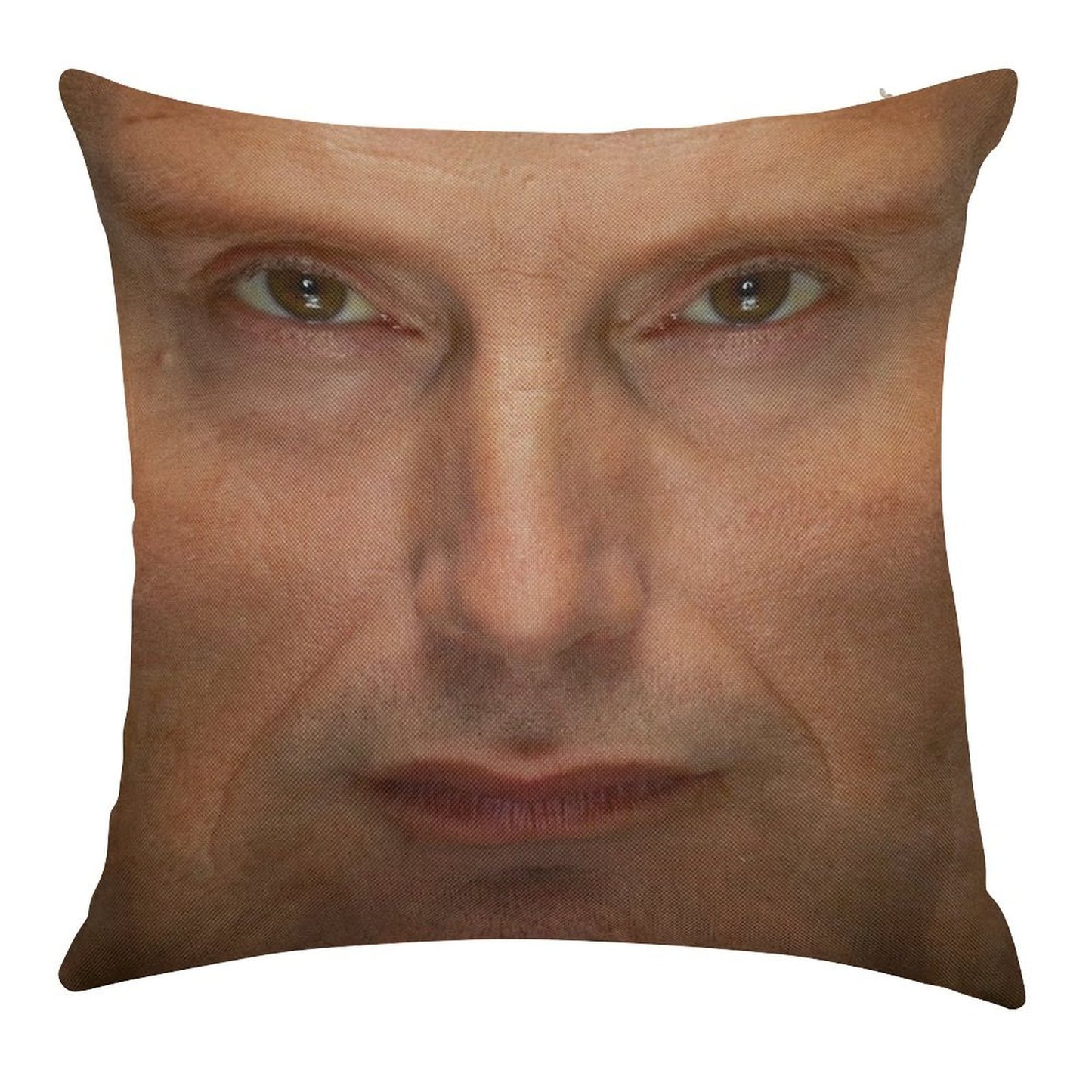Mads Mikkelsen Face Throw Pillow Linen Throw Pillow Cover
