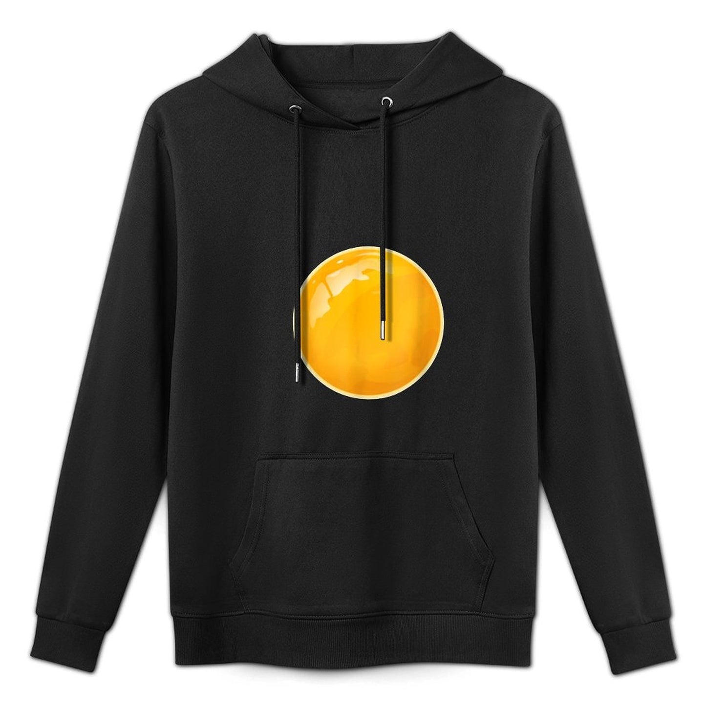 Fried Egg Costume - Funny Pregnancy Halloween Shrink-Resistant Hoodie