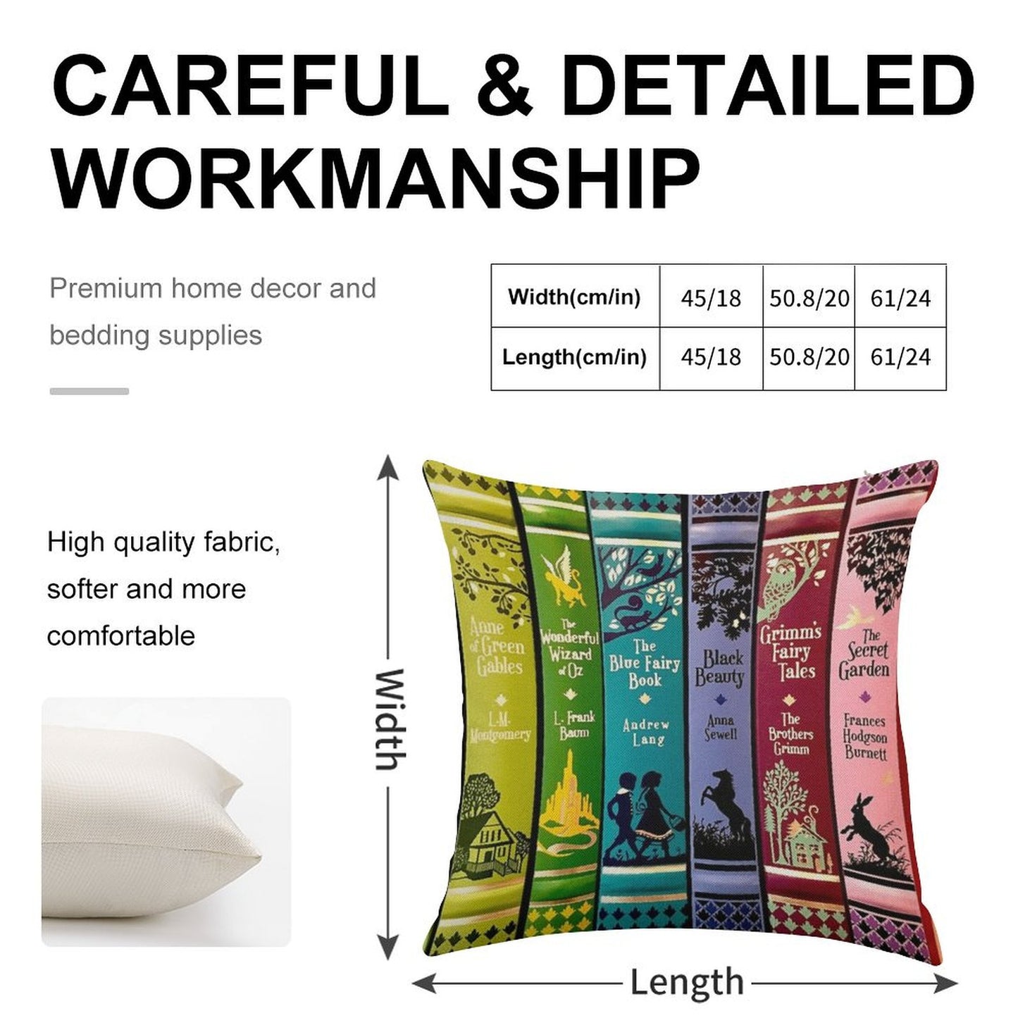The Magic of Make-Believe Linen Throw Pillow Cover