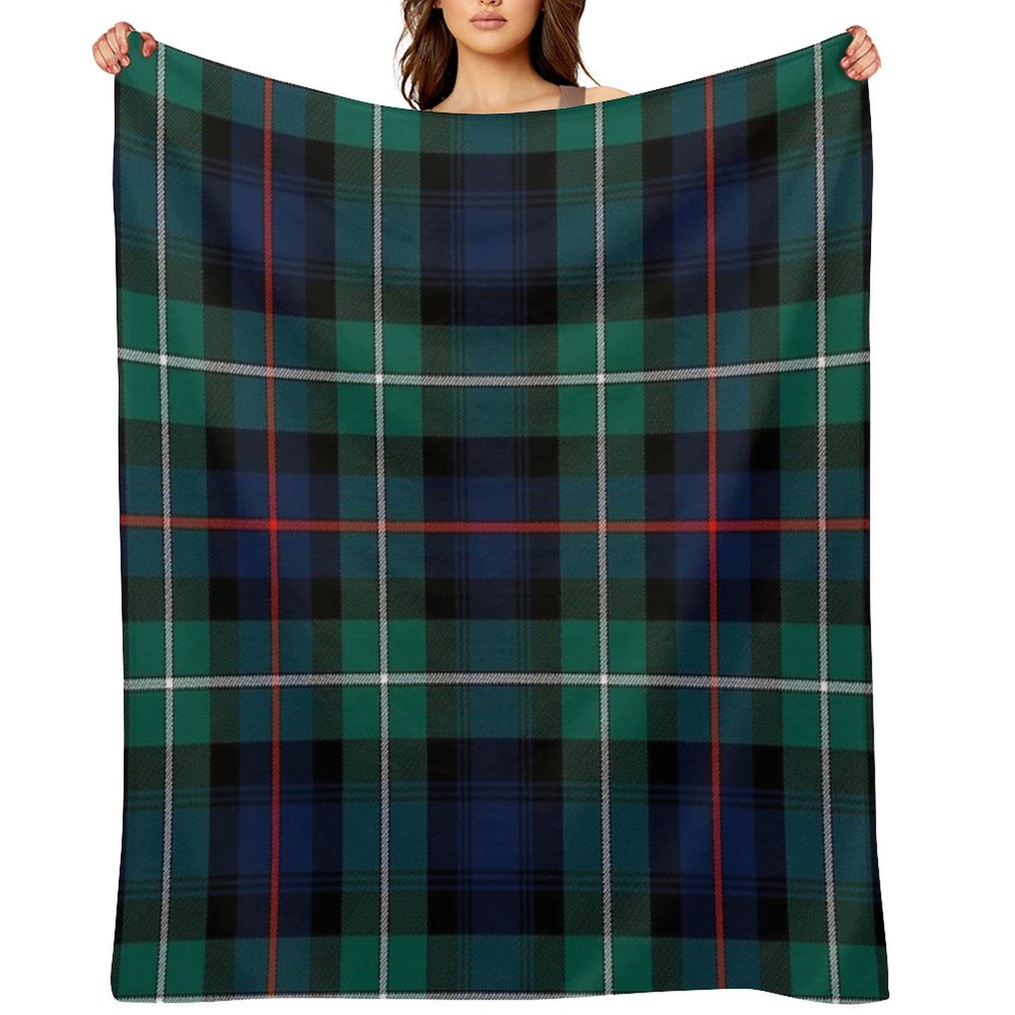 MacKenzie Modern Tartan Throw Blanket