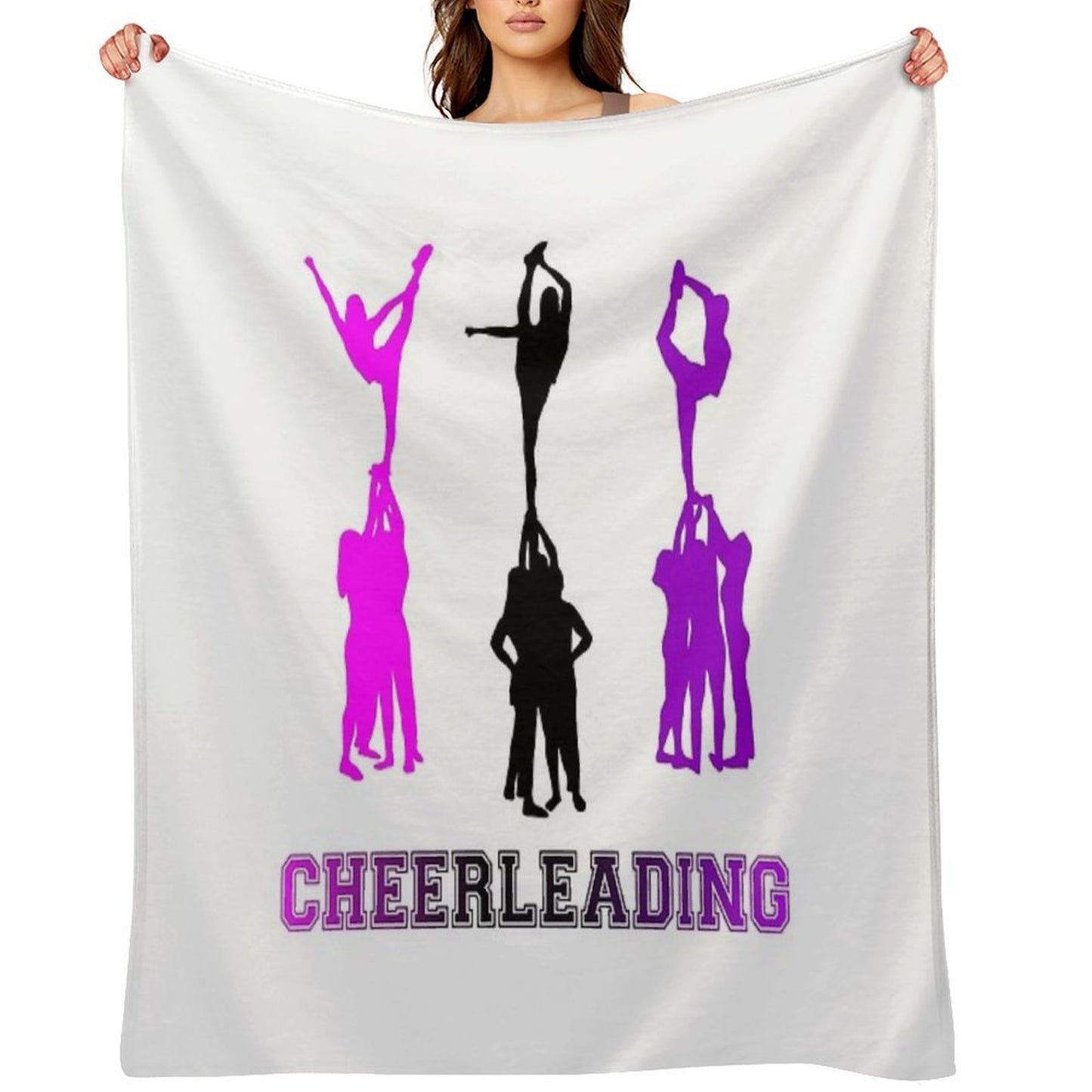 Cheerleading Throw Blanket