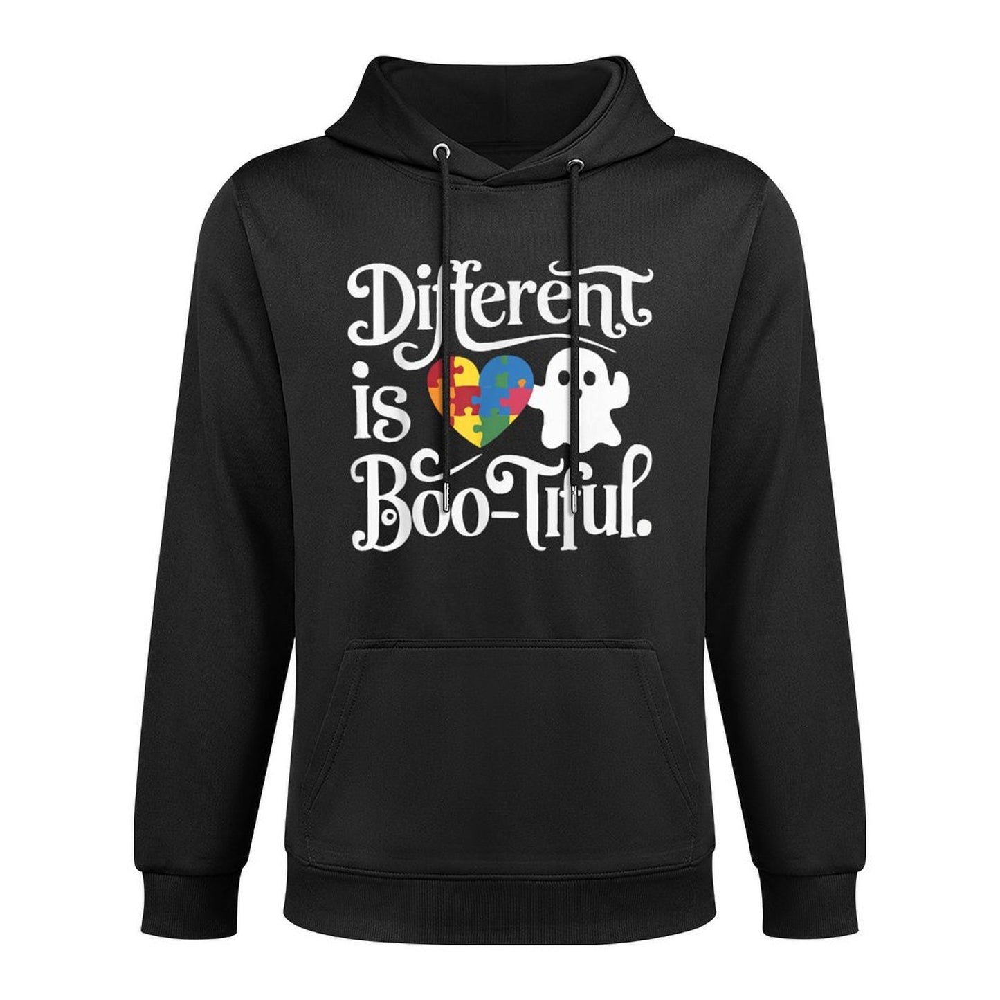 Support Autism Halloween Spooky Autistic Trick Or Treat Easy Care Hoodie