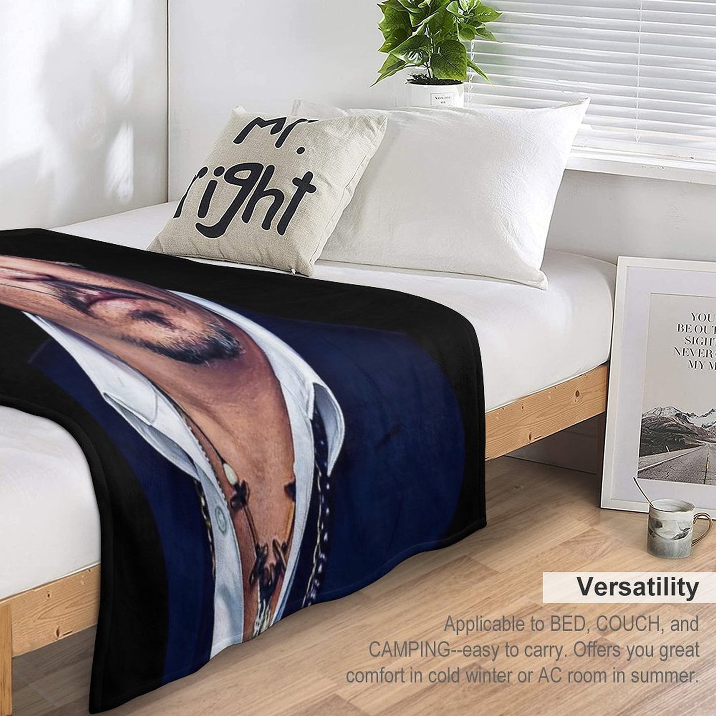 Johnny Depp PRO 8K Throw Blanket