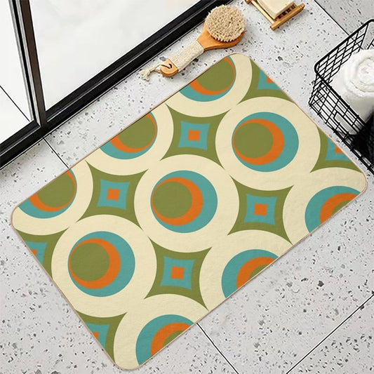 Mid-Century Modern Funk 2 Bath Mat