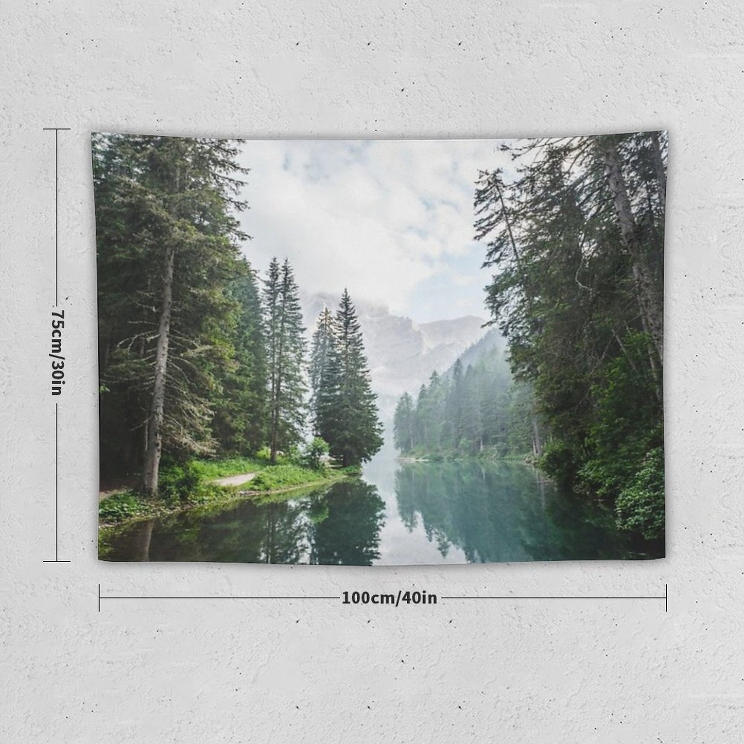 Live The Adventure - Lago Di Braies X Tapestry