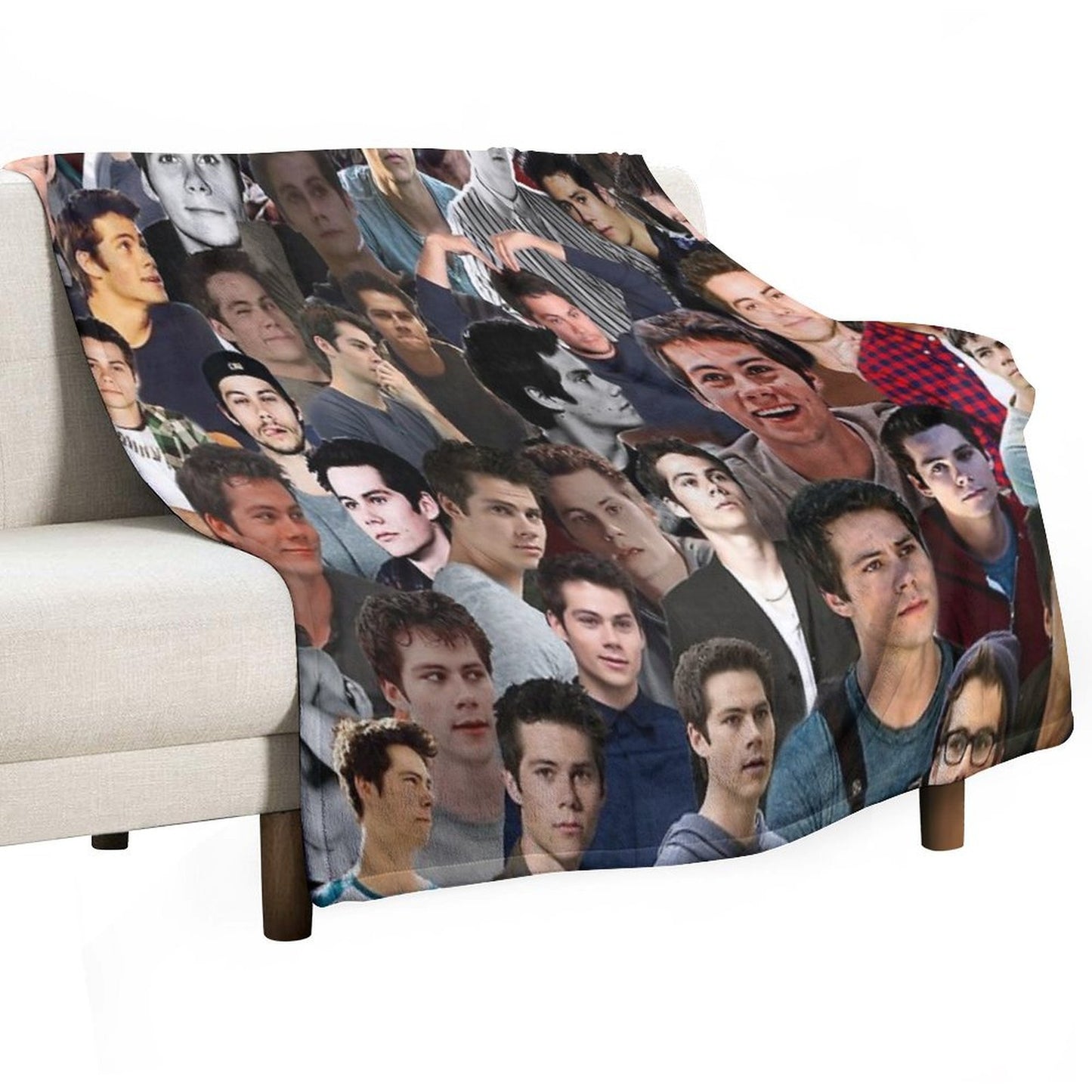 Dylan O'brien Collage Throw Blanket