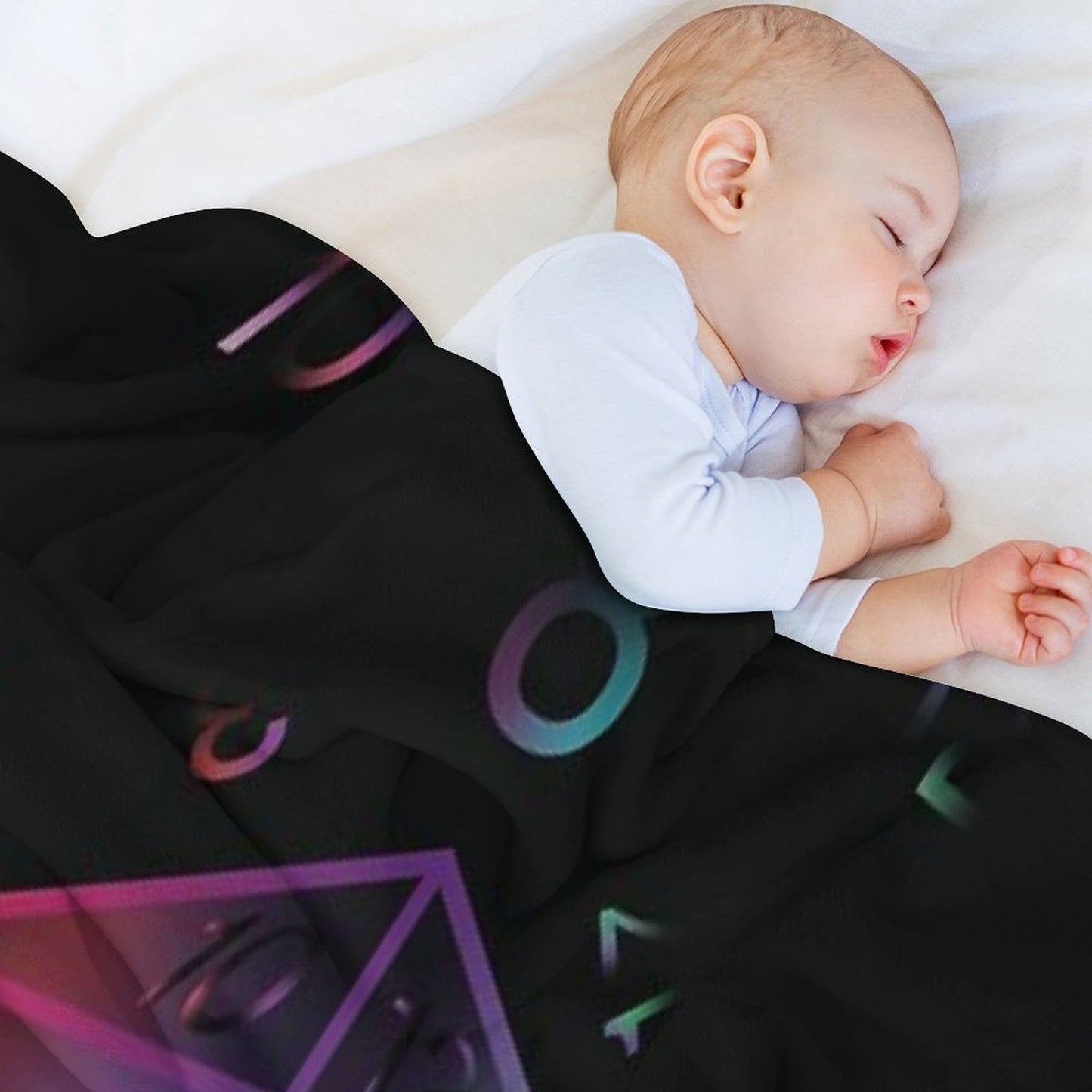 D20 Dungeons And Dragons Dice Throw Blanket
