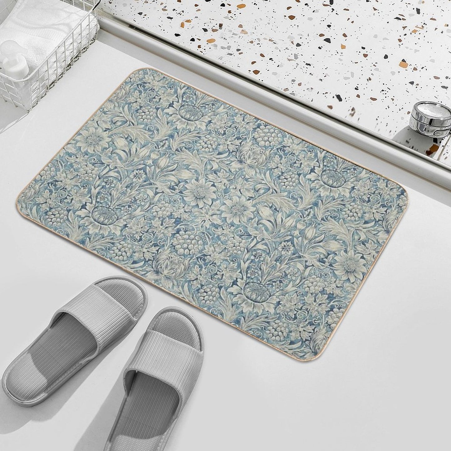 William Morris Sunflower Bath Mat