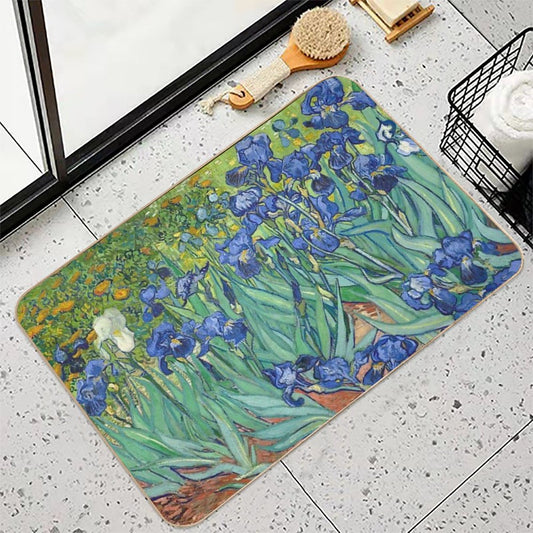 Vincent Van Gogh's Iris Bath Mat