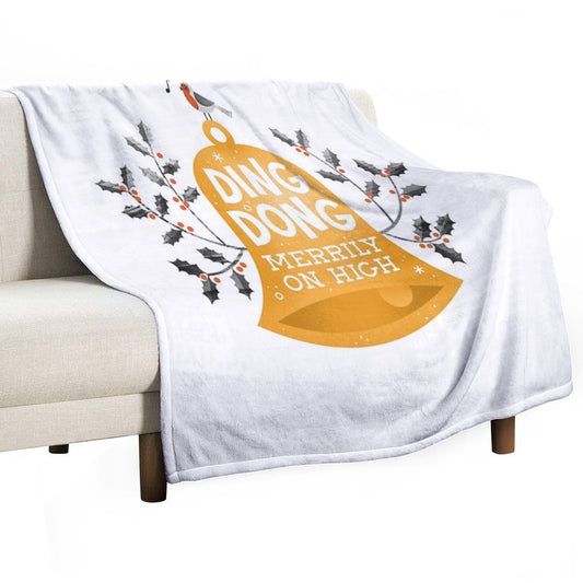 Ding-dong Merrily on High Throw Blanket