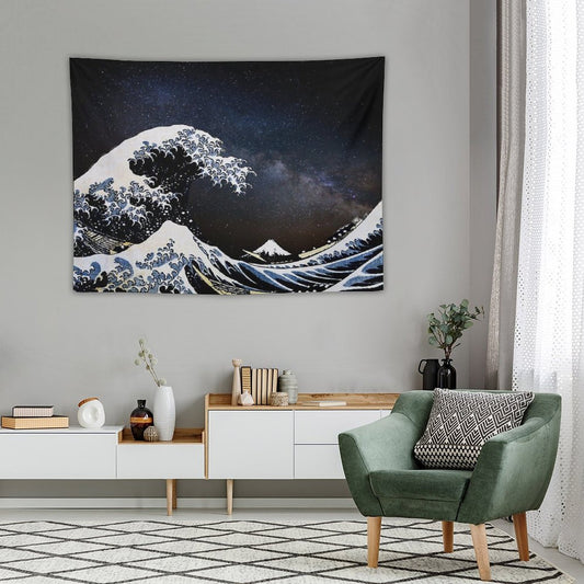 Kanagawa Wave in Space Tapestry