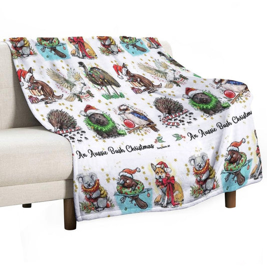 An Aussie Bush Christmas Throw Blanket