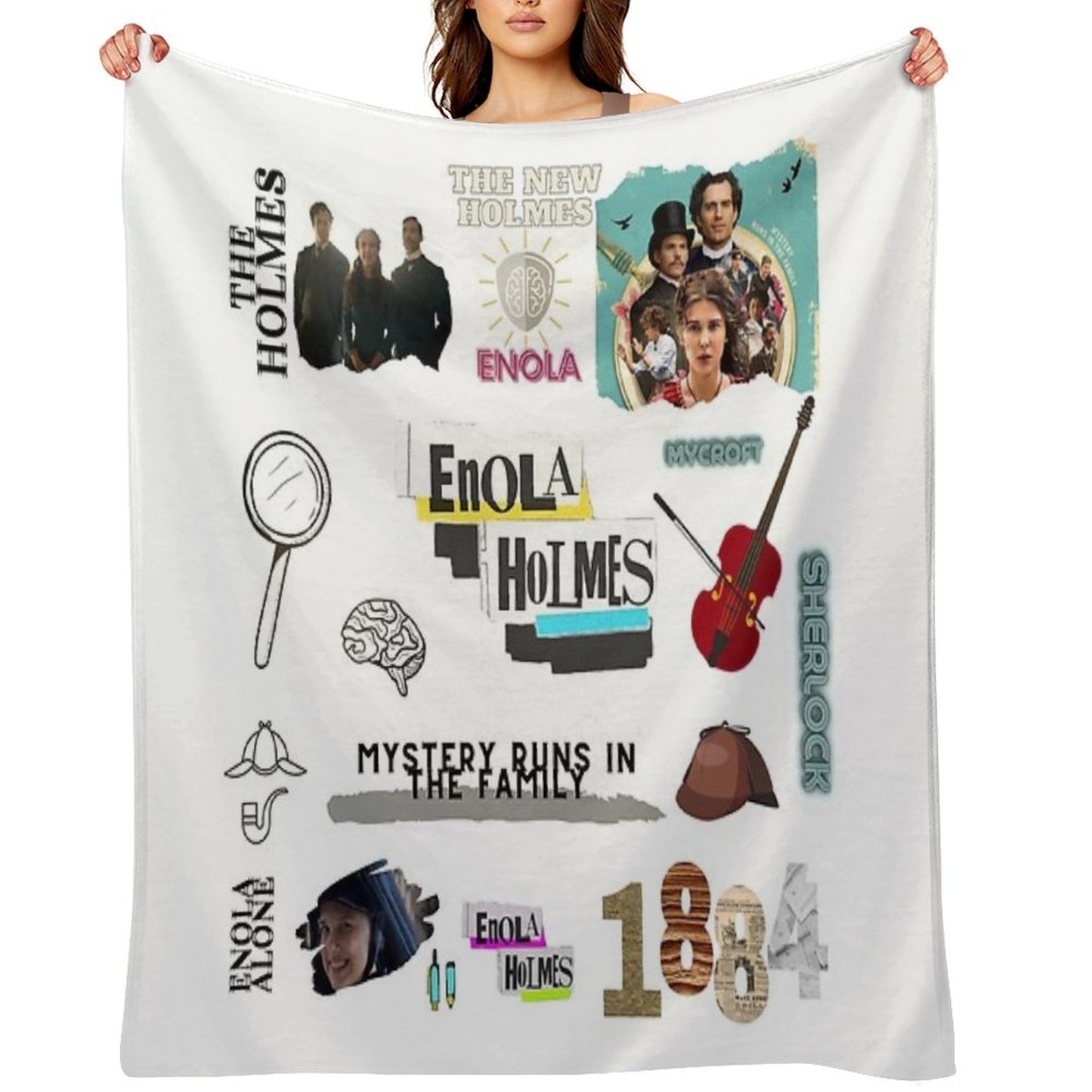Enola Holmes Throw Blanket