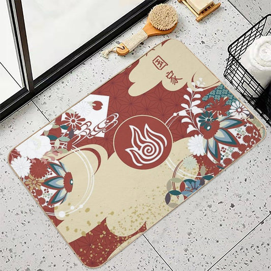 Fire Nation Tapestry Bath Mat