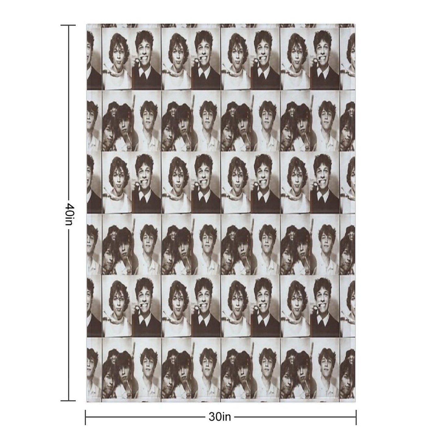 Sturniolo Triplets Photo Booth Throw Blanket