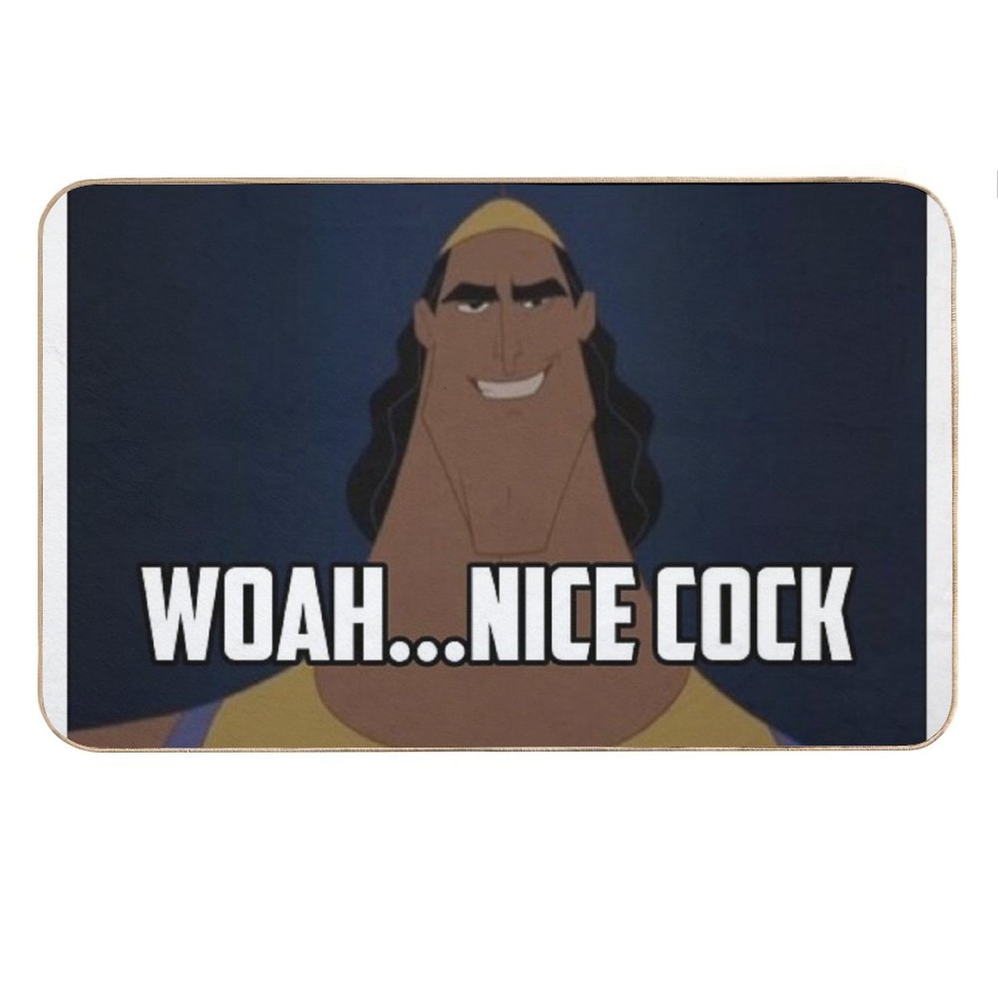 Woah...Nice Cock Kronk Meme Bath Mat