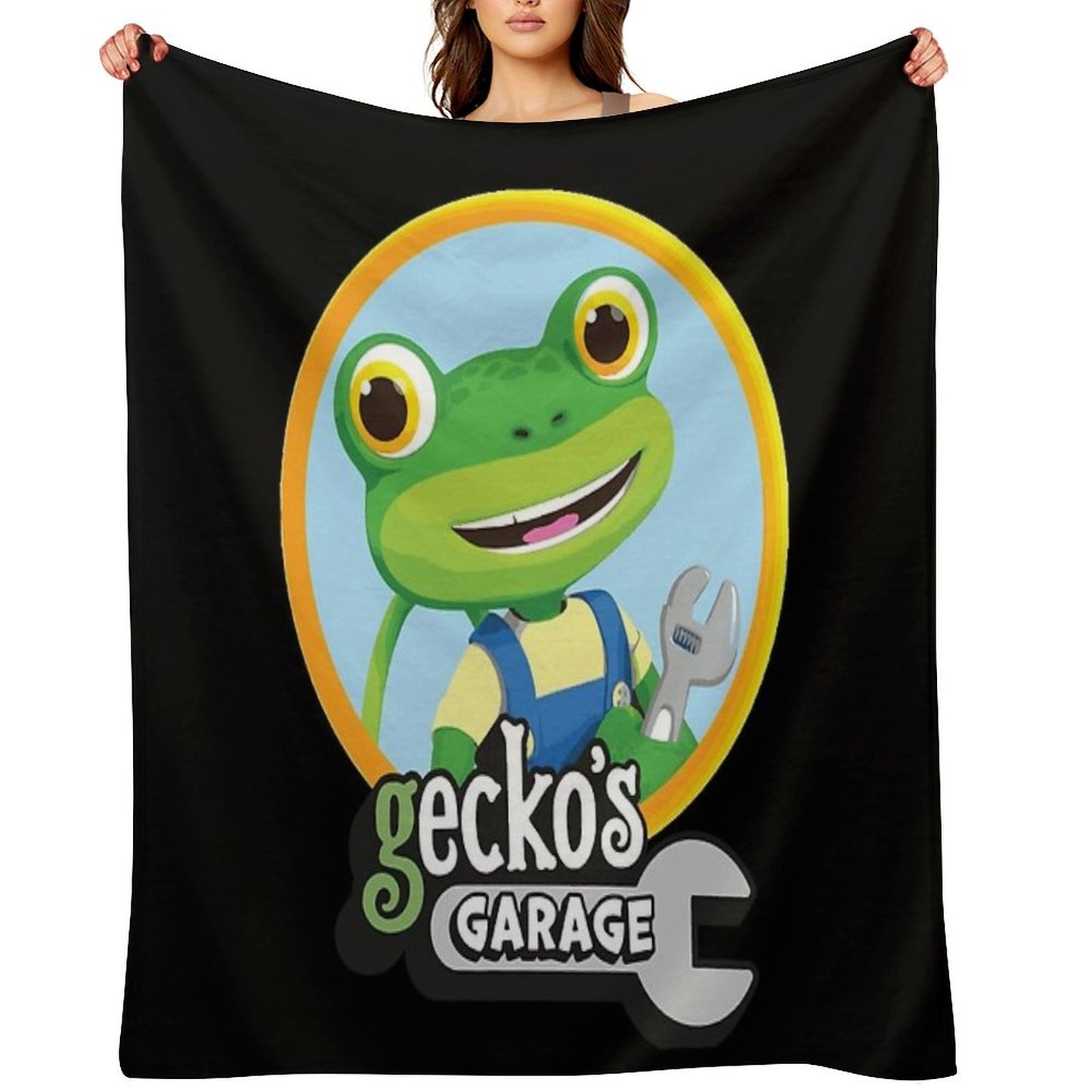 Kids Garage Gecko's GG Throw Blanket