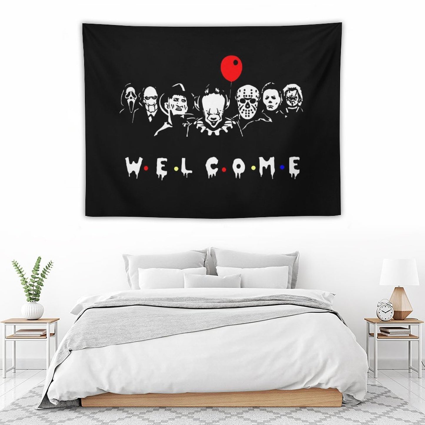 Halloween Welcome Tapestry
