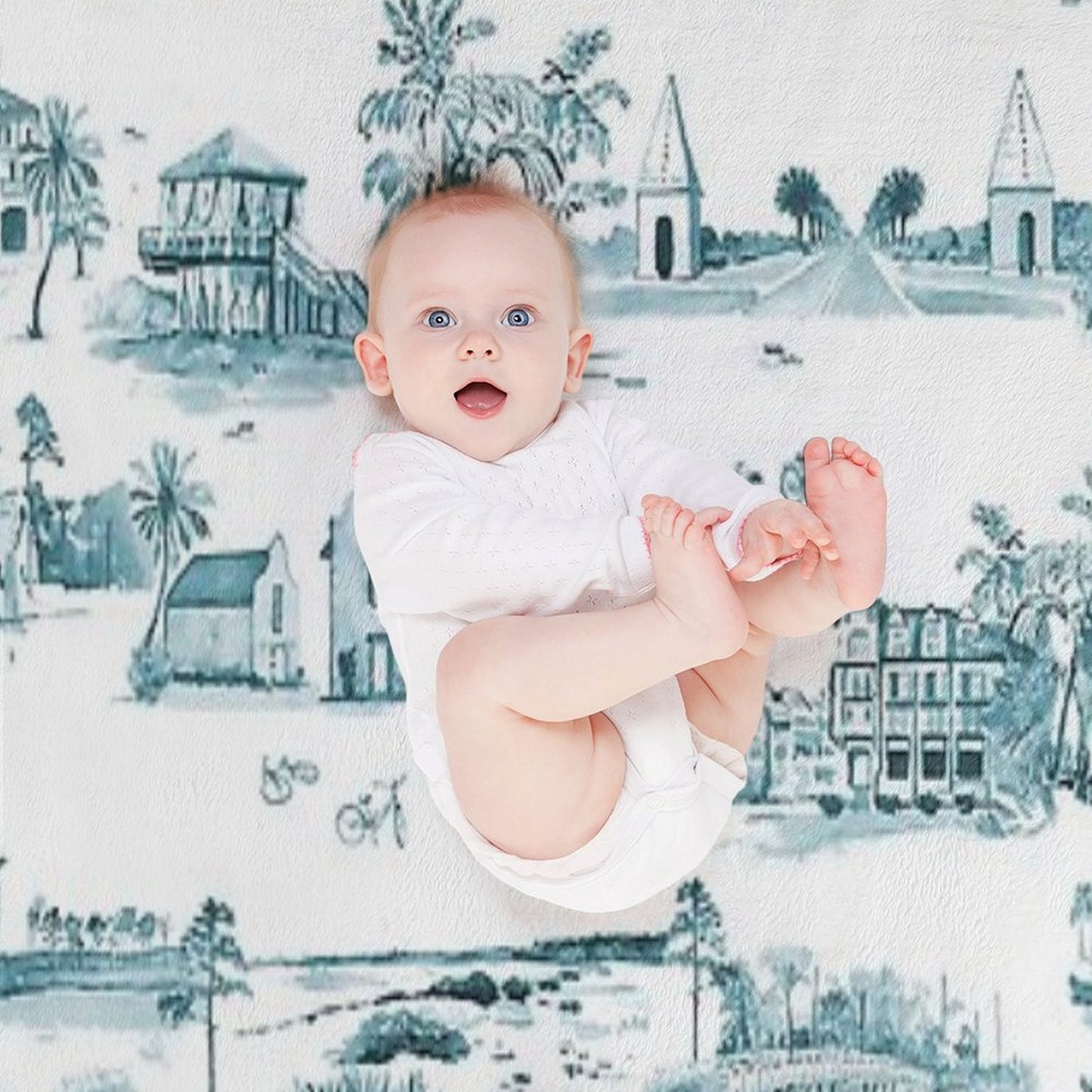 Toile 30A Throw Blanket