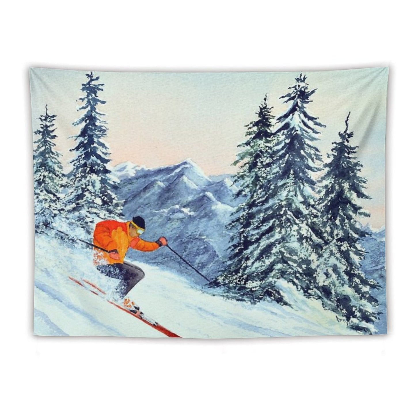 Skiing - The Clear Leader Tapestry
