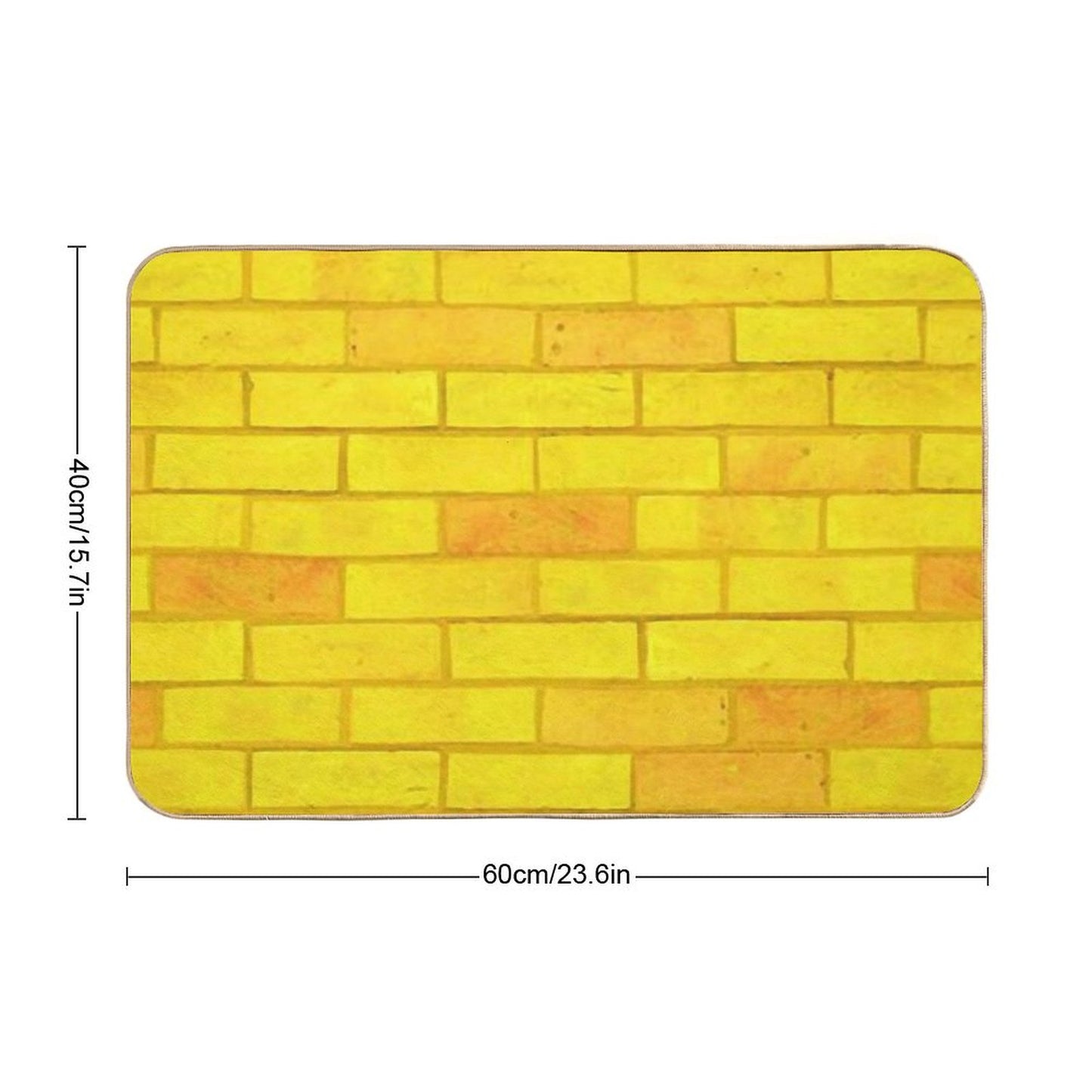 Yellow Brick Road Bath Mat