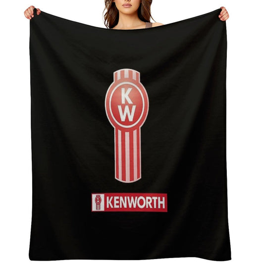 Kenworth Logo Truck Australian Throw Blanket