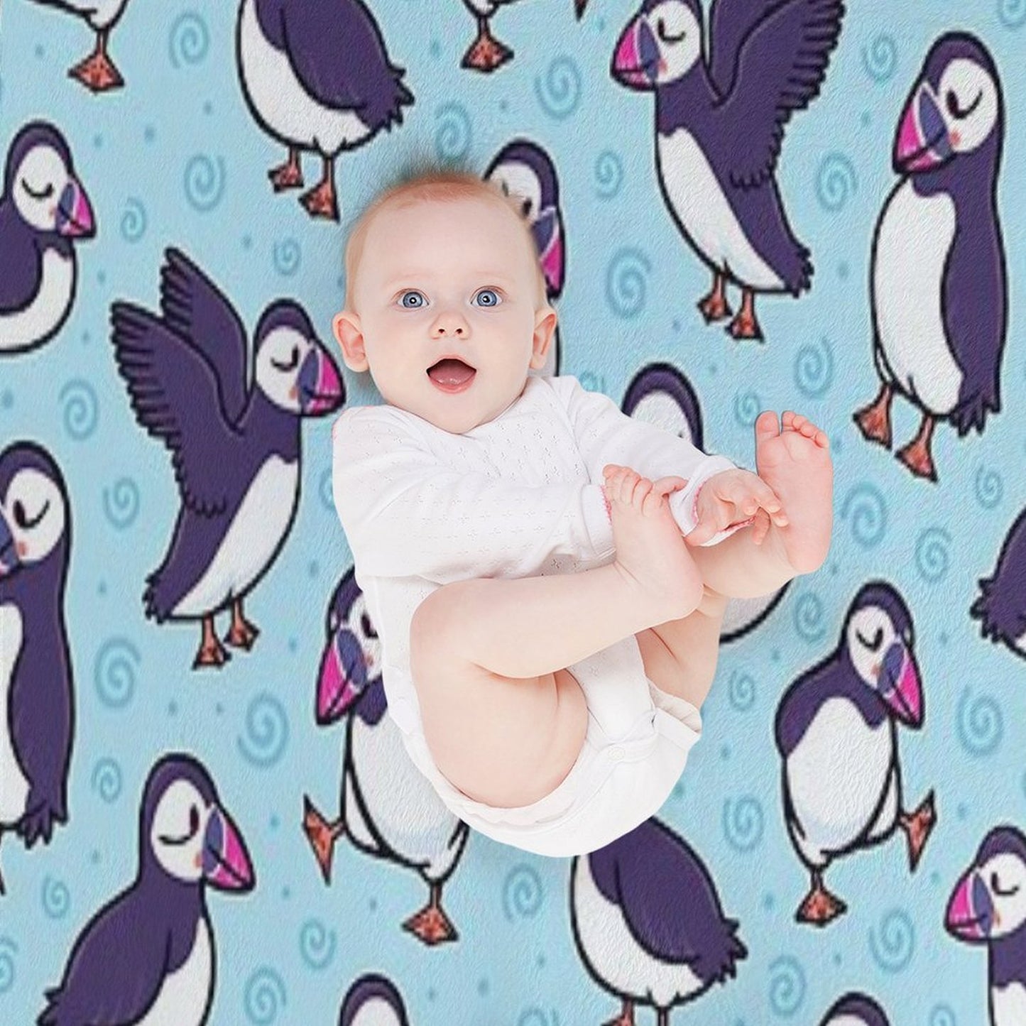 Tough Puffs Throw Blanket