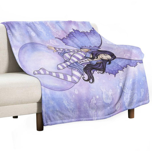 Bubble Rider Throw Blanket